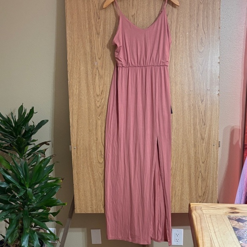 Lulu's Dusty Rose Knit dress